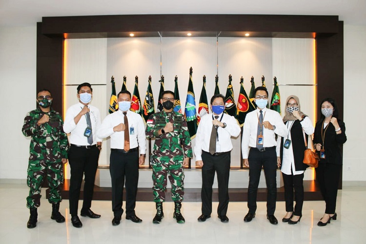 Bahas Rumah Murah Bagi Prajurit, Pangdam XII/Tpr Terima Branch Manager Bank BTN Pontianak