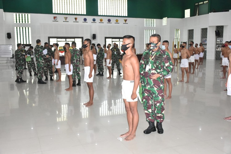Kasdam I/BB Buka Sidang Parade Penerimaan Bintara PK TNI AD TA. 2020 Sumber Reguler Pria