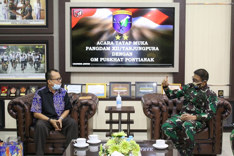 Majukan Kalbar, Pangdam XII/Tpr Menerima Pengurus Puskhat