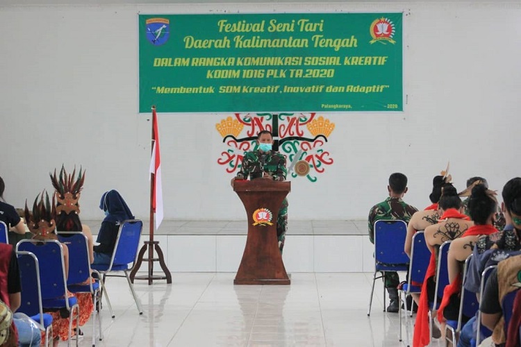 Bentuk Generasi Kreatif, Inovatif dan Adaptif, Kodim 1016/Plk Menggelar Lomba Tari Kreasi
