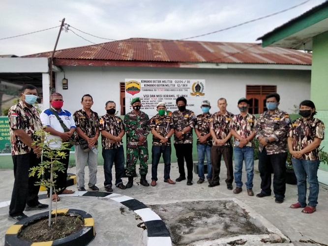 Danramil 12 Bandar Khalipah Mengharapkan FKPPI Bandar Khalipah Bersinergi dengan TNI-Polri