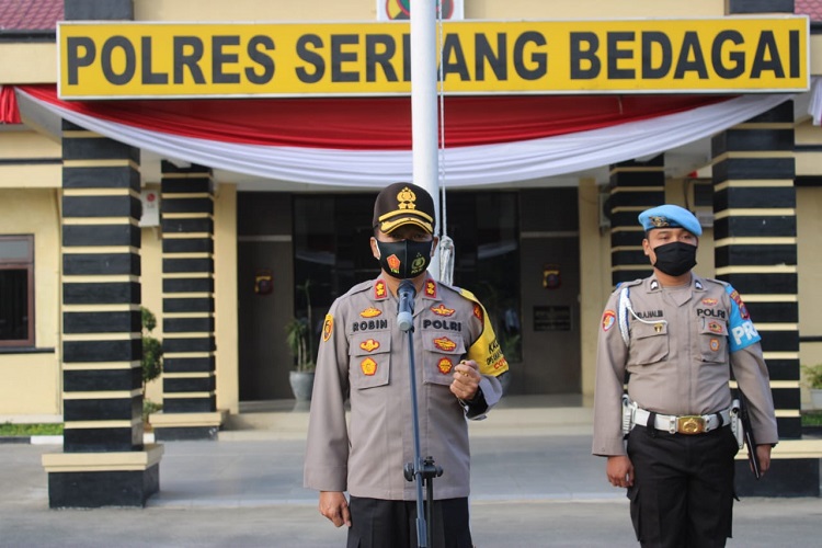 Mendapat Rekor MURI, Kapolres Serdang Bedagai Berikan Reward kepada Personel Satreskrim