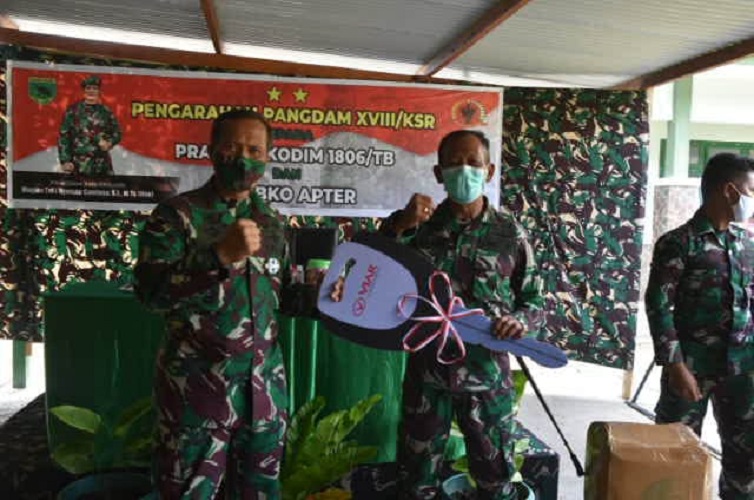 Pangdam XVIII/Ksr: Jadilah Prajurit yang Profesional, Mampu Jaga Stabilitas Keamanan dan Dicintai Rakyat dengan Pembinaan Teritorial