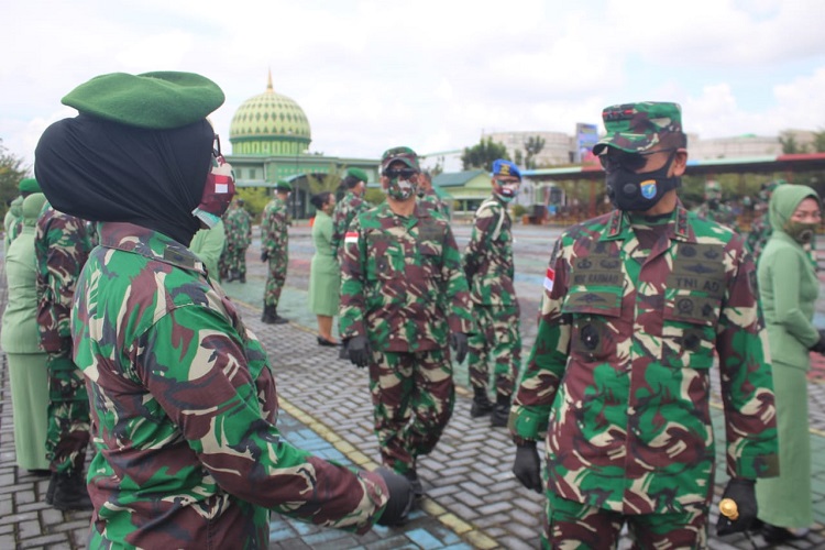 Pimpin Laporan Kenaikan Pangkat Perwira, Pangdam XII/Tpr: Jadikan Pendorong Tumbuhnya Etos Kerja