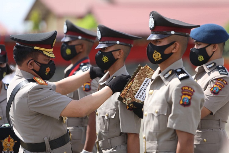 449 Bintara Polda Sumut Resmi Dilantik