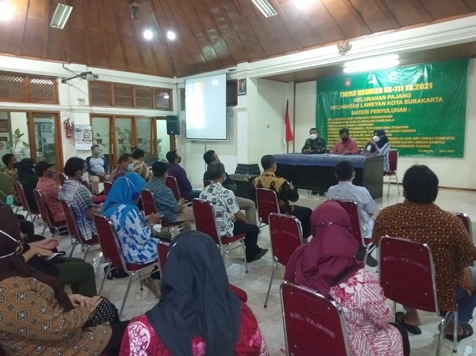 Kodim 0735/Surakarta Membuka Kegiatan Non Fisik TMMD dengan Memberikan Penyuluhan Bela Negara