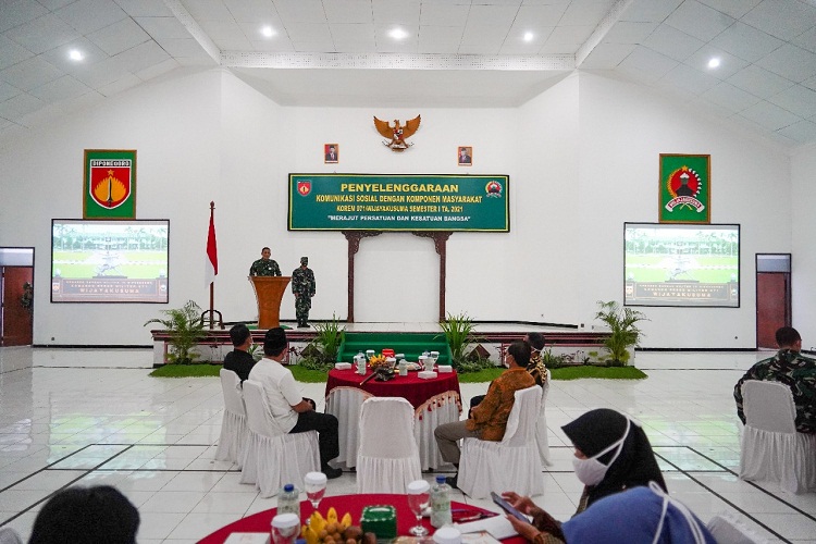 Merajut Persatuan dan Kesatuan, Korem 071/Wijayakusuma Mempererat Jalin Komunikasi Komponen Masyarakat