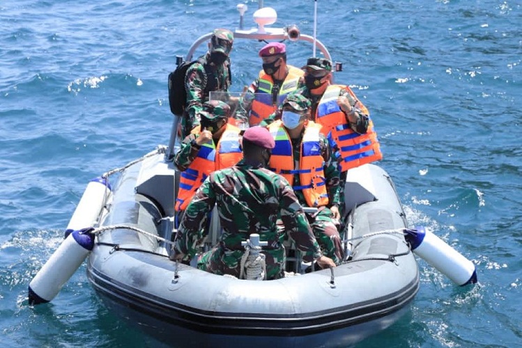 Pangdam I/BB Mengunjungi Satgas Pamops Pulau Berhala