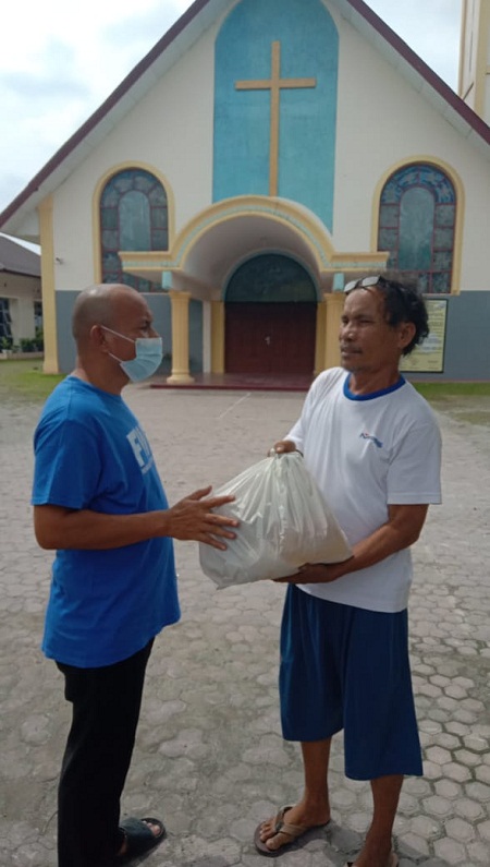 FWP Salurkan Bantuan Kabareskrim ke Mesjid dan Gereja di Kota Medan