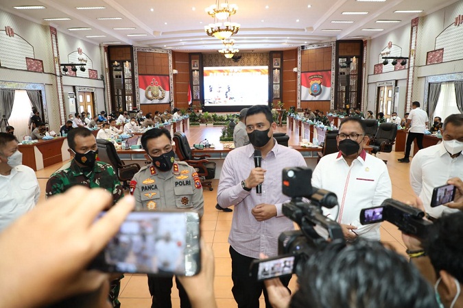 PPKM Darurat di Kota Medan, Kapoldasu: Saatnya Kita Bergandengan Tangan Menghadapi Pandemi
