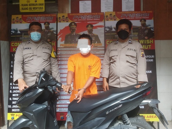 Polsek Medan Area Bergerak Cepat Amankan Pelaku Curanmor
