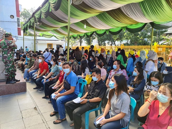 Serbuan Vaksinasi II Kodam I/BB Bersama Walubi