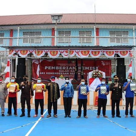 459 WBP Lapas Narkotika Pematangsiantar Dapat Remisi Umum HUT RI