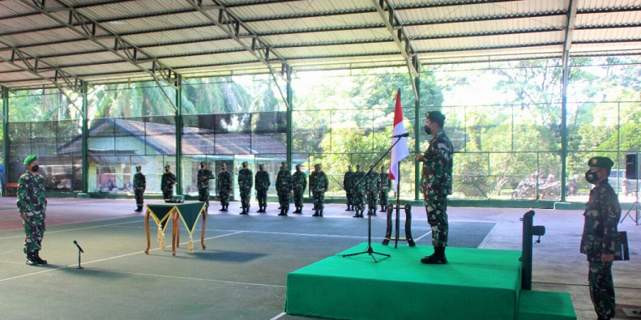 Danrindam I/BB Menutup Pendidikan Tamtama Provost MK TA 2021