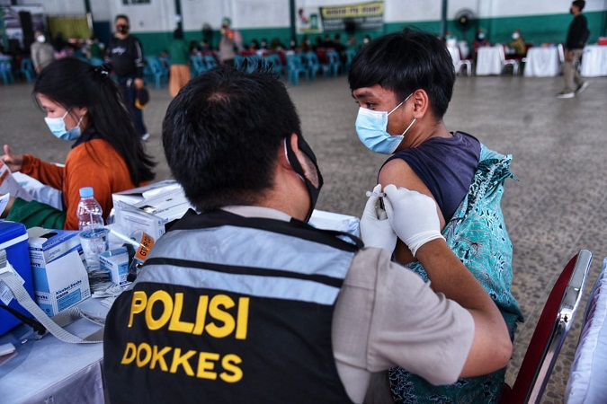 Gebyar Vaksinasi Presisi, Mahasiswa: Senang Banget Sudah Divaksin