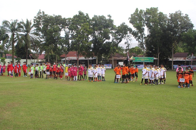Gelar Tournamen Sepakbola U-13, Ini Pesan Dandim 0209/LB