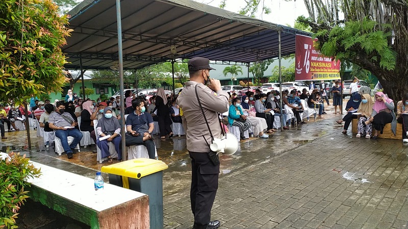 Gelar Vaksin Merdeka, 360 Dosis Disiapkan Polsek Medan Helvetia Bagi Masyarakat Kecamatannya