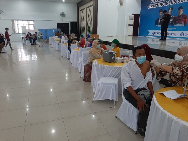 KAMMI Sumut dan Cipayung Plus Menggelar Vaksinasi 1.500 Mahasiswa