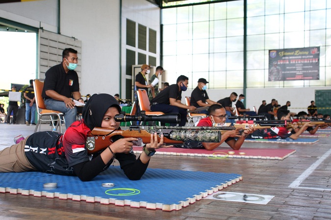 Kasdam XII/Tpr Hadiri Pembukaan Kejuaraan Menembak Perbakin Cup 2021 Kalbar