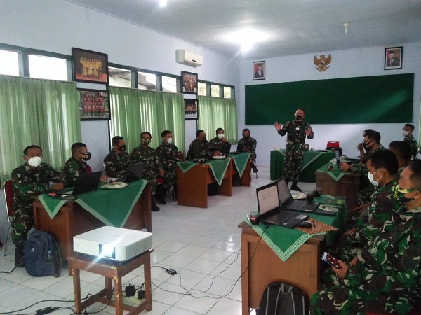 Korem 071/Wijayakusuma Melakukan Rakornis Guna Sinkronisasi Data Covid-19