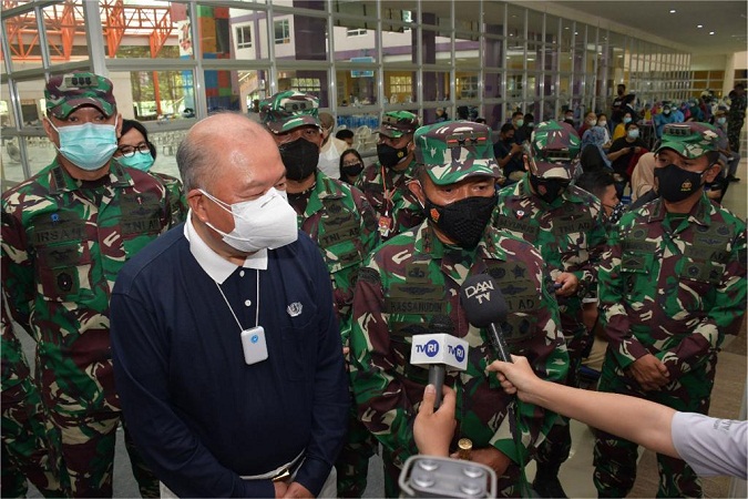 Pangdam I/BB Apresiasi Kepedulian Yayasan Budha Tzu Chi Medan dalam Atasi Pandemi COVID-19