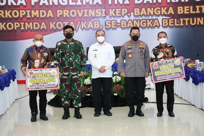 Panglima TNI: TNI-Polri di Babel Harus Bekerja Spartan