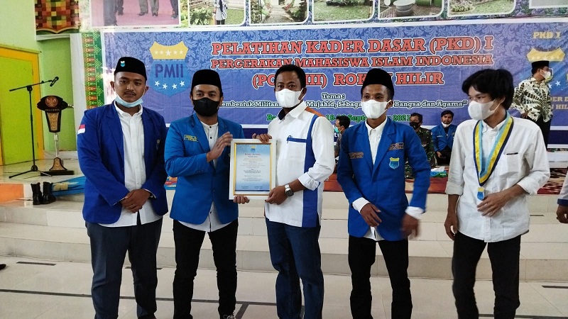 Buka PKD l PMII, Wabup Rohil: Kita Harus Bangga Menjadi Kader PMII
