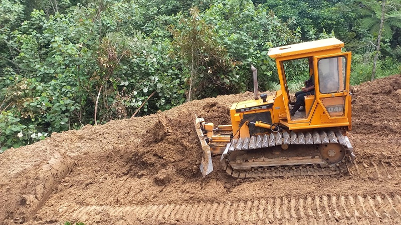 Pra TMMD 112 Kodim 0206/Dairi, Pembangunan Jalan 8 Km Mencapai 24,5%