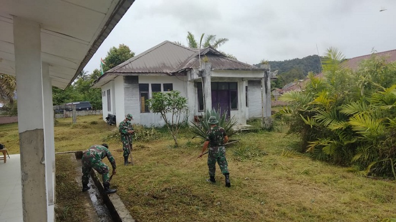 Melalui TMMD, Prajurit Kodim 0206/Dairi Tingkatkan Kemanunggalan TNI Rakyat