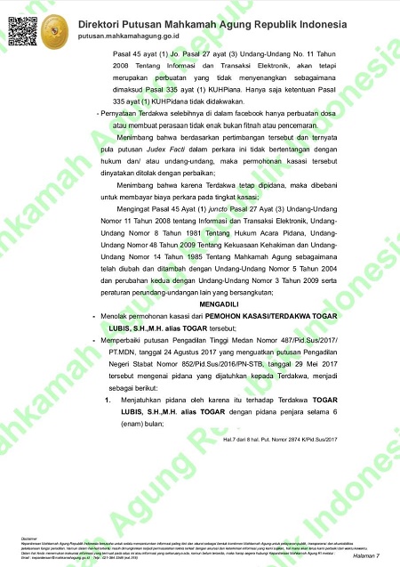 Oknum Advokat yang Gugat 10 Media Diduga Pernah Dipidana UU ITE