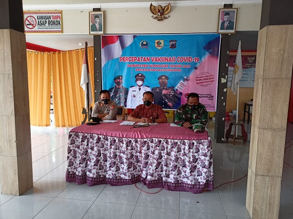 Peltu Dedy Menghadiri Rakor Evaluasi Vaksinasi Covid-19