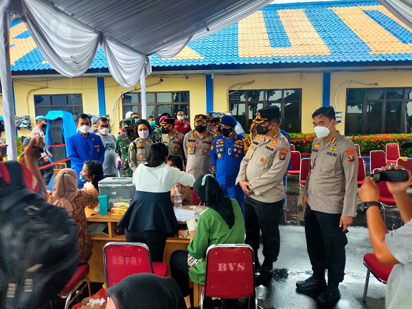 Polda Sumut Gelar Vaksinasi Merdeka Maritim