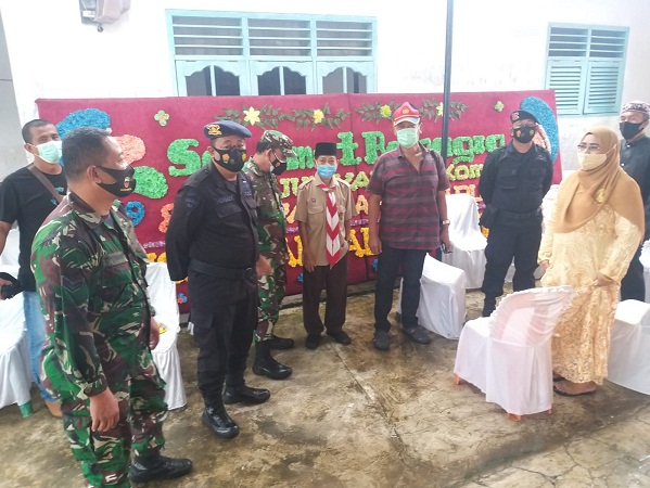 Polsek Patumbak dan Satgas Covid-19 Membubarkan Pesta Pernikahan