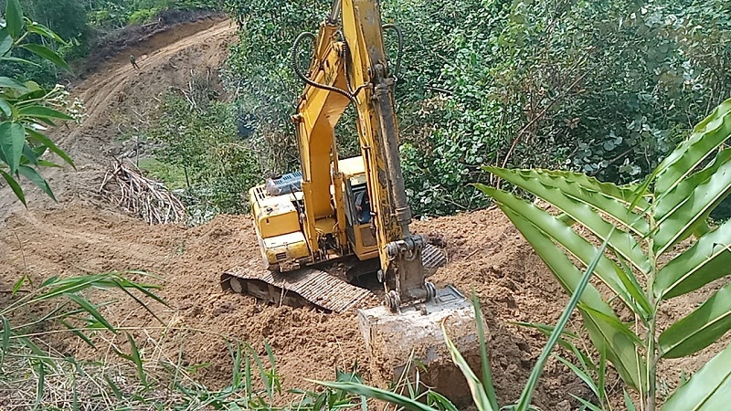 Pra TMMD Kodim 0206/Dairi, Pembukaan Jalan Baru 8 Km, Hasilnya Mulai Kelihatan