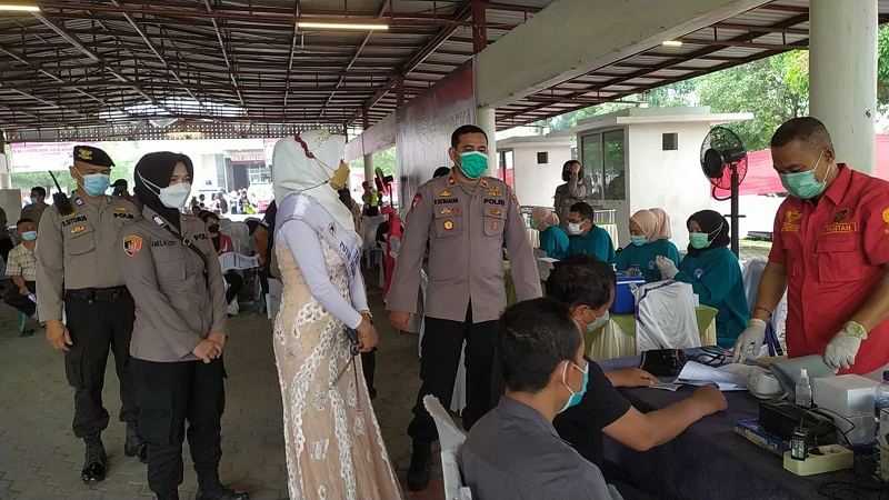 Putri Hijab Indonesia Top 5 dan Putri Persahabatan Putri Hijab Indonesia, Apresiasi Vaksin di PRSU