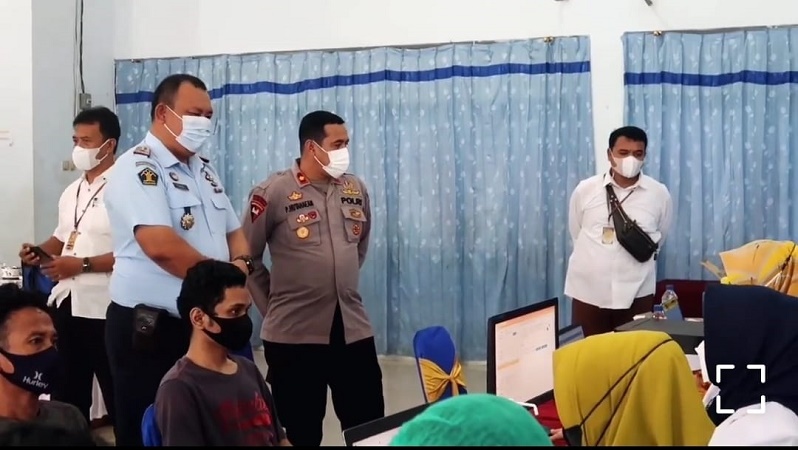 Rutan 1 Medan Kanwil Kemenkumham Sumut Kembali Vaksinasi 500 Warga Binaan