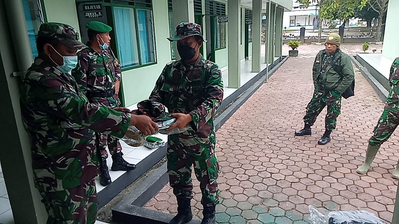 Satgas TMMD 112 Kodim 0206/Dairi Menerima Perlengkapan Tugas Lapangan