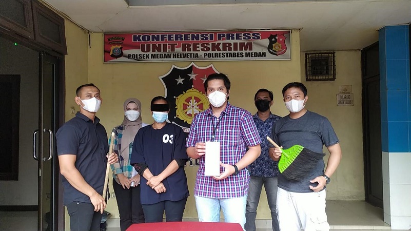 Tekab Polsek Medan Helvetia Tangkap Terduga Pelaku Pencurian dengan Kekerasan
