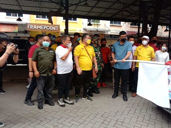 Walikota Apresiasi Komunitas SATU HATI dan Wartawan DPRD Medan Ikut Atasi Pandemi Covid