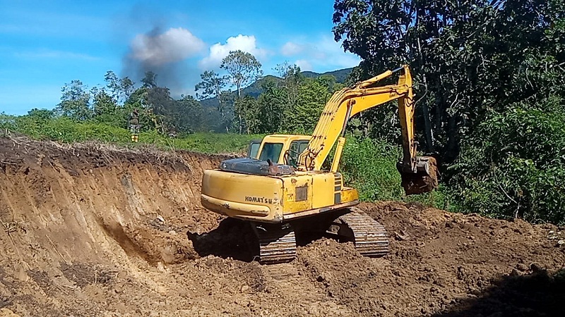 Berkat Kerja Keras Satgas & Alat Berat Pembukaan Jalan Baru 8000M Mencapai 5350M