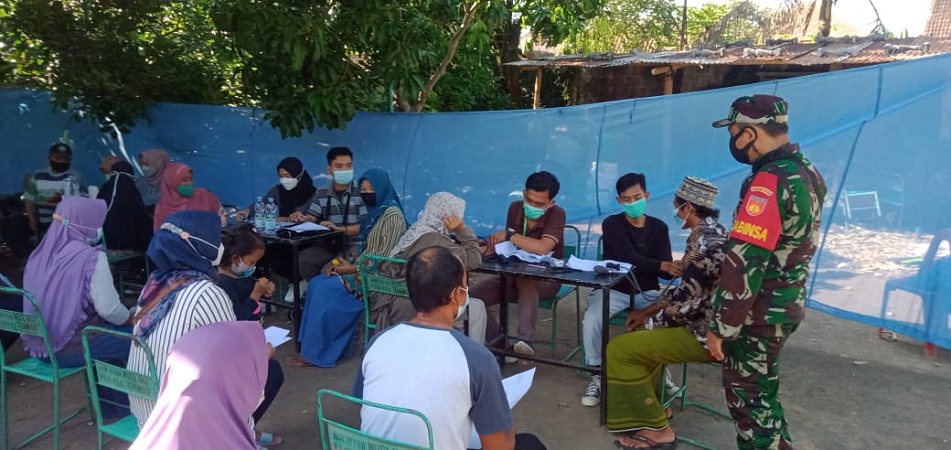 Wujudkan Herd Immunity, Koramil Mojosongo Mendatangi Ponpes Dawar