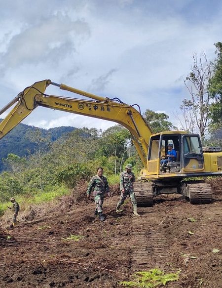 Dandim 0206/Dairi: Pembuatan Gorong-gorong Tuntas 100 %