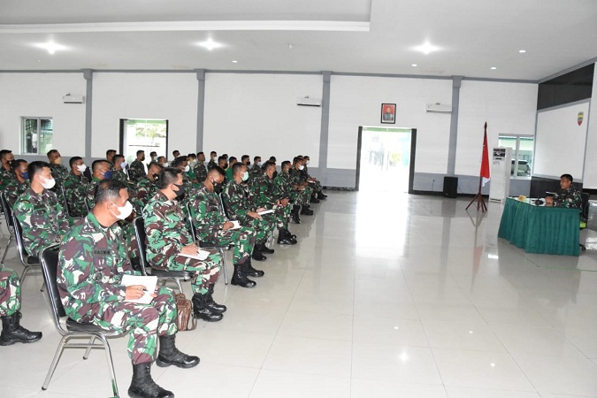 Danrem 023/KS Beri Pengarahan kepada Panitia Werving Penerimaan Calon Cata Pk Gel II