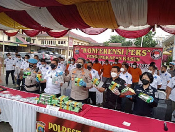 Sita Sabu 23Kg, Polrestabes Medan Kembali Ungkap Dugaan Penyeludupan Narkoba Jaringan Tanjung Balai