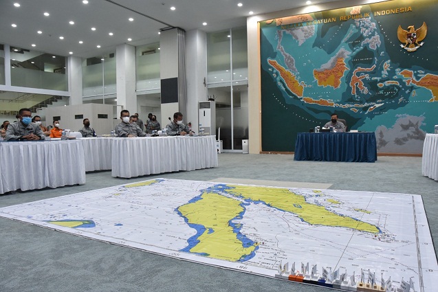 Bakamla RI Menggelar Latihan Keamanan dan Keselamatan Laut Terpadu