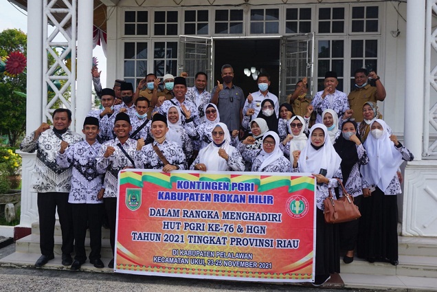 Bupati Rohil Yakin PGRI Rohil Mengharumkan Nama Daerah