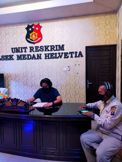 Halo Polisi Poldasu: Polsek Medan Helvetia Lakukan Blue Light Patrol di Daerah Rawan Tindak Kriminal