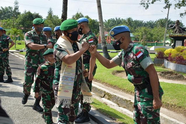 Pangdam I/BB: Satgas BGC TNI Konga XXXIX-D/MONUSCO Yonmek 121/MK Emban Misi Duta Indonesia