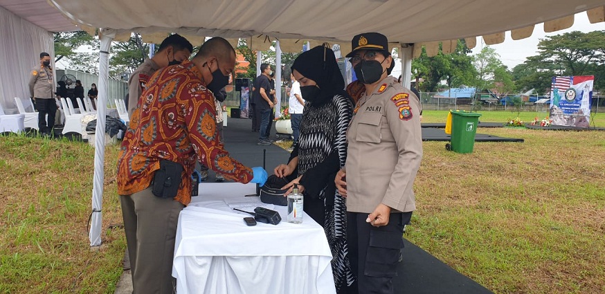 Polsek Medan Baru Pengamanan Kegiatan Soft Launching New Consulate Compound
