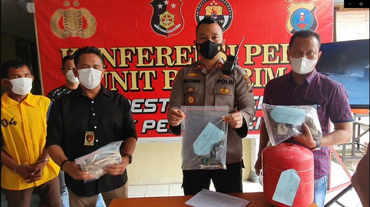 Polsek Percut Sei Tuan Berhasil Amankan AR Diduga Pelaku Pencuri di Rumah Aspril Batubara